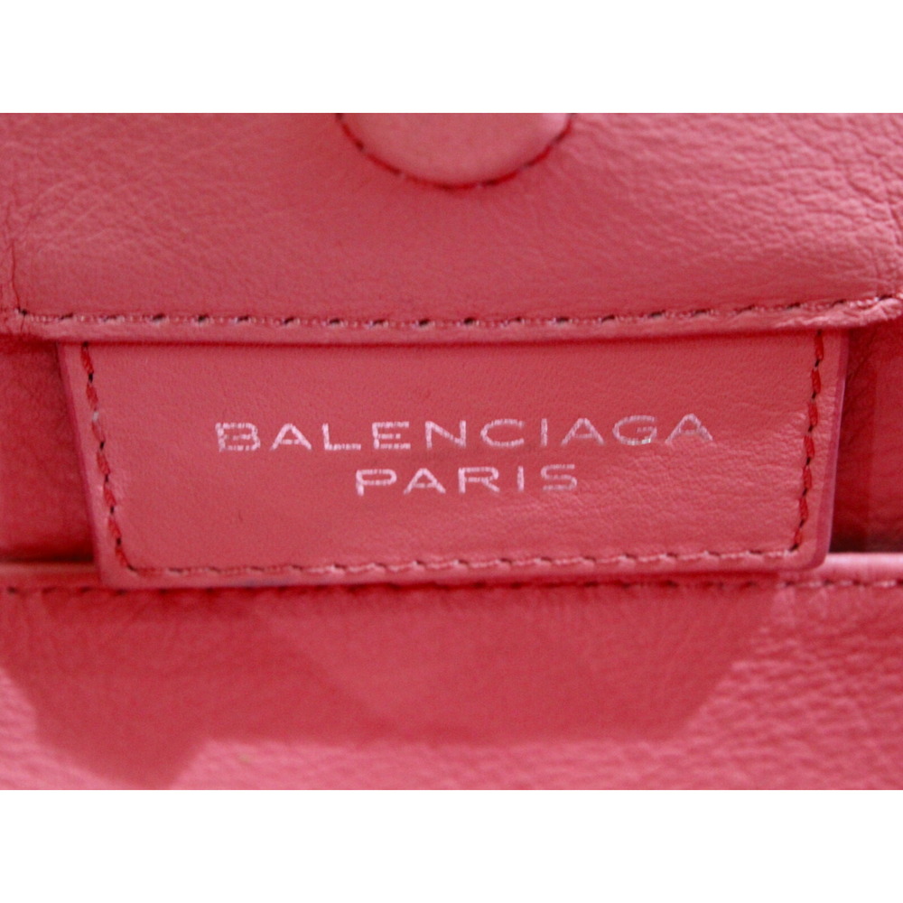 Balenciaga Paper Leather Handbag Bag Pink - Picture 6 of 7